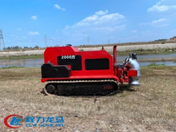 履带式消防应急供排水机器人